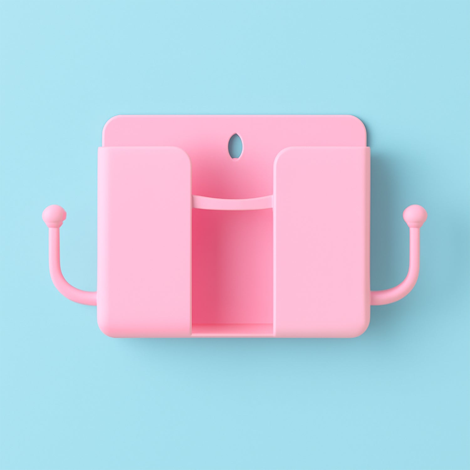 1 Pc Blue Wall mount Mobile Stand With Hook 1 Pc Blue Wall mount Mobile Stand With Hook